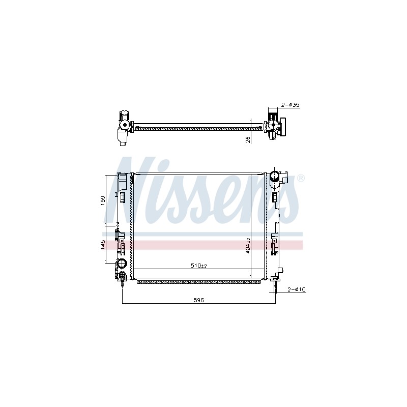 Radiateur Refroidissement Moteur Pour Renault Captur II Clio V Mitsubishi ASX