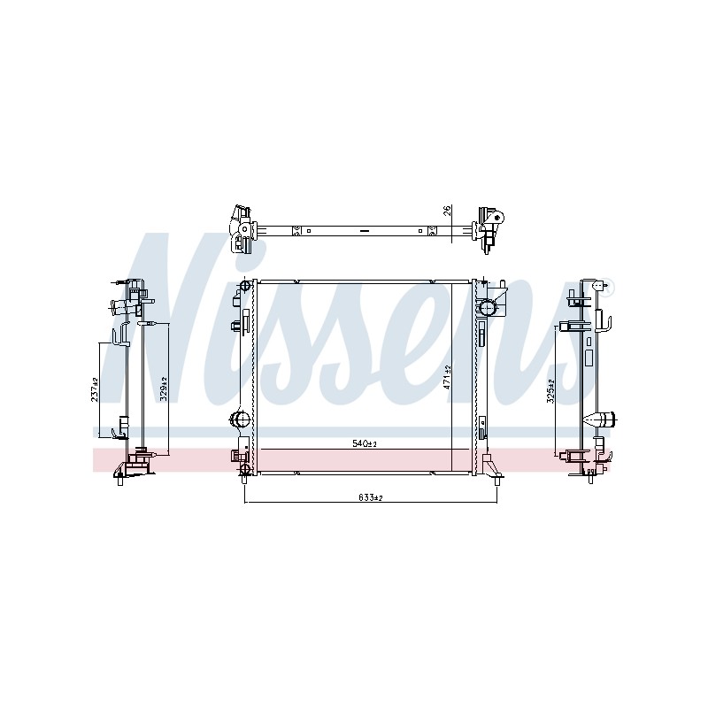 Radiateur Refroidissement Moteur Pour Renault Austral Espace V Kadjar Nissan