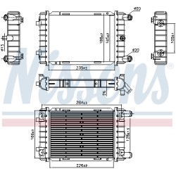Radiateur Refroidissement Moteur Pour VW Touareg Audi Q7 Q8