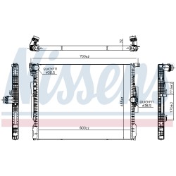 Radiateur Refroidissement Moteur Pour BMW Série 1 F20 F21 17118482622
