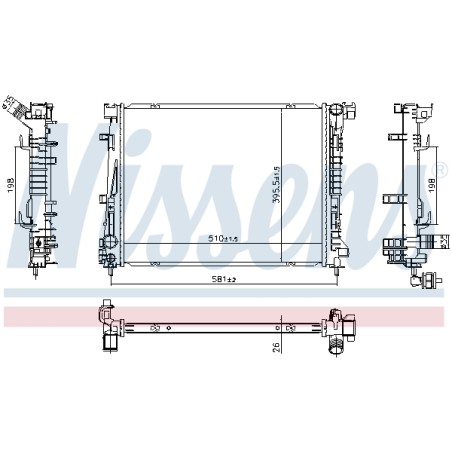 Radiateur Refroidissement Moteur Pour Renault Taliant Dacia Jogger Sandero III