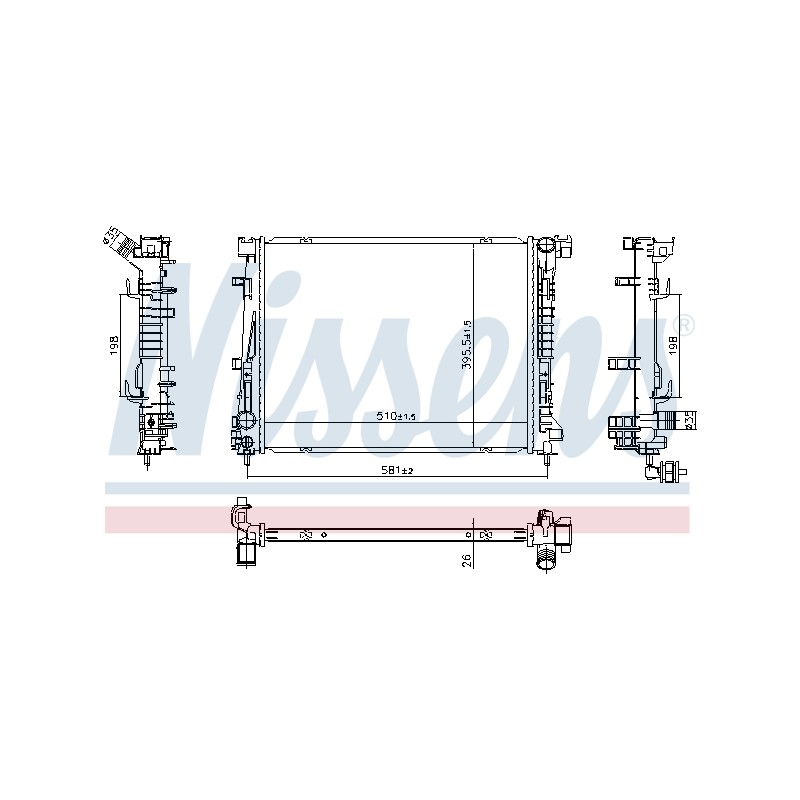 Radiateur Refroidissement Moteur Pour Renault Taliant Dacia Jogger Sandero III