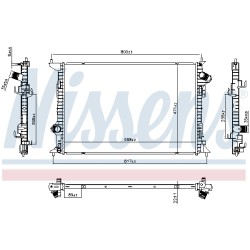 Radiateur Refroidissement Moteur Pour Renault Kadjar Nissan Qashqai II SUV Van