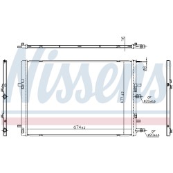 Radiateur Refroidissement Moteur Pour Renault Kadjar Nissan Qashqai II SUV Van
