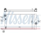 Radiateur Refroidissement Moteur Pour BMW Série 5 F07 F10 F11 1711.7.805.627