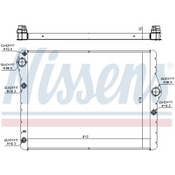 Radiateur Refroidissement Moteur Pour BMW Série 5 F10 F11 17118592166