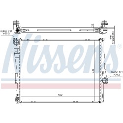 Radiateur Refroidissement Moteur Pour BMW Série 3 E46 Z4 17111611557