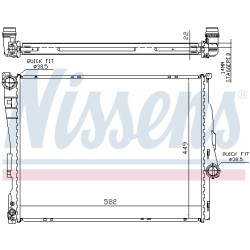 Radiateur Refroidissement Moteur Pour BMW Série 3 E46 Z4 17111611573
