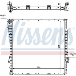 Radiateur Refroidissement Moteur Pour BMW X5 1.439.104 1710.7.544.669