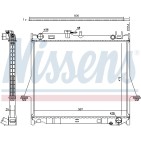 Radiateur Refroidissement Moteur Pour Isuzu D-Max I 8973333500 8973333501
