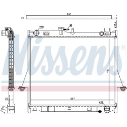 Radiateur Refroidissement Moteur Pour Isuzu D-Max I 8973333500 8973333501