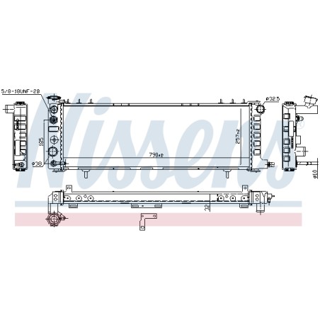 Radiateur Refroidissement Moteur Pour Jeep Cherokee 52004920 52004921 52006338