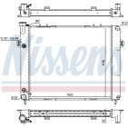 Radiateur Refroidissement Moteur Pour Jeep Grand Cherokee I 52027797 52027798