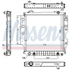 Radiateur Refroidissement Moteur Pour Jeep Wrangler I II 52028112AB 52028114
