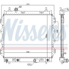 Radiateur Refroidissement Moteur Pour Chrysler PT Cruiser Combi Van 5017404AC