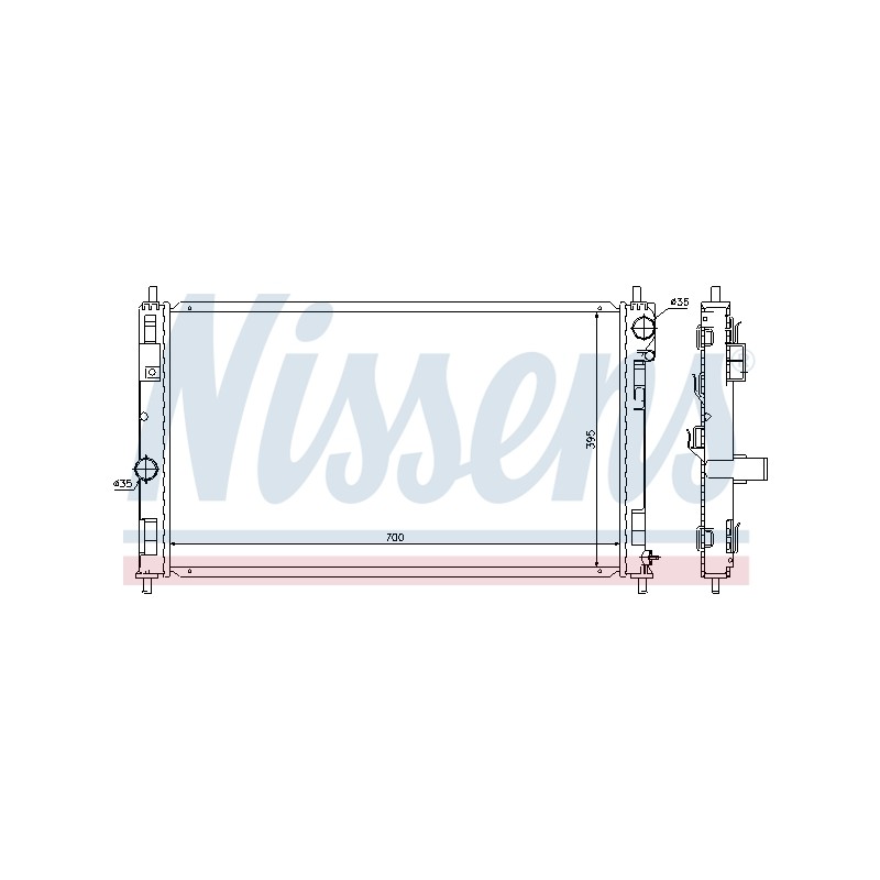 Radiateur Refroidissement Moteur Pour Chrysler Dodge Jeep K5191286AB K68004049AA