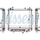 Radiateur Refroidissement Moteur Pour Jeep Grand Cherokee II K52079971AB