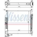 Radiateur Refroidissement Moteur Pour Jeep Cherokee 5066386AA 52079747AA