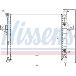 Radiateur Refroidissement Moteur Pour Jeep Grand Cherokee II K52079883AB