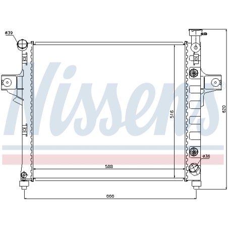 Radiateur Refroidissement Moteur Pour Jeep Grand Cherokee II K52079883AB