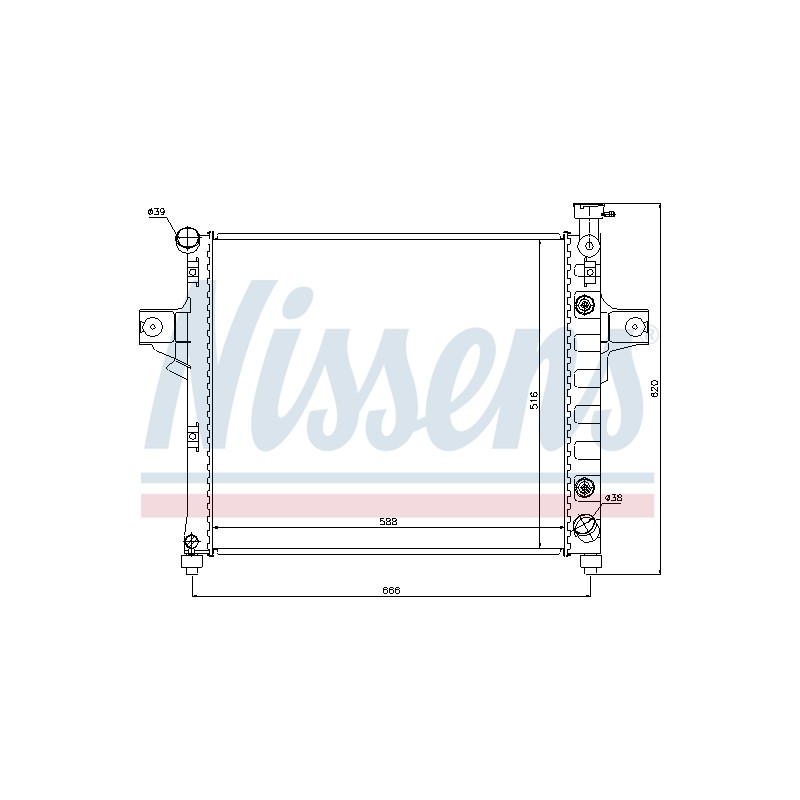 Radiateur Refroidissement Moteur Pour Jeep Grand Cherokee II K52079883AB