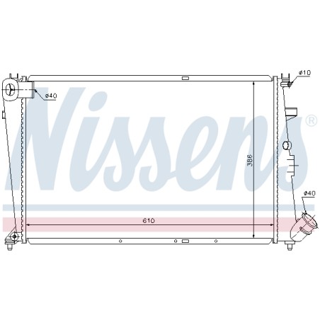 Radiateur Refroidissement Moteur Pour Citroën Xantia 1301AH 1301M5 1330.19