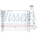 Radiateur Refroidissement Moteur Pour Citroën AX 1301EW 1331.HL 95666844