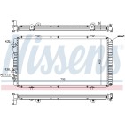 Radiateur Refroidissement Moteur Pour Peugeot Fiat Citroën 1301NQ 1301QG 1301QH