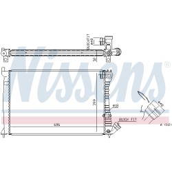 Radiateur Refroidissement Moteur Pour Citroën Xantia 1301.GL 1301GN 1331.HV