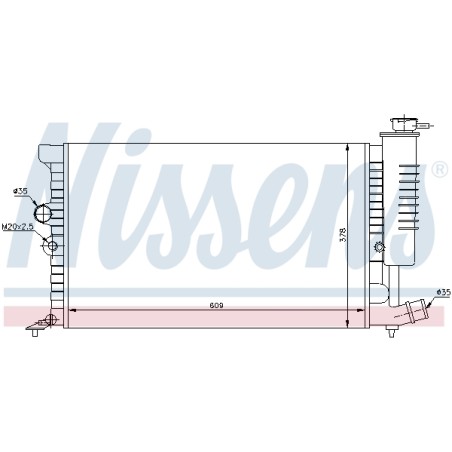 Radiateur Refroidissement Moteur Pour Peugeot 406 Citroën Xantia 1301.FW