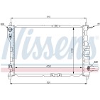 Radiateur Refroidissement Moteur Pour Chevrolet Matiz Spark Daewoo Matiz