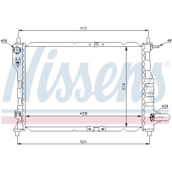 Radiateur Refroidissement Moteur Pour Chevrolet Matiz Spark Daewoo Matiz