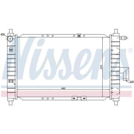 Radiateur Refroidissement Moteur Pour Daewoo Matiz - 96322941 96322942 P96322941