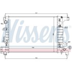 Radiateur Refroidissement Moteur Pour Chevrolet Aveo Cobalt 94516938 95316032