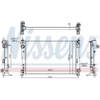 Radiateur Refroidissement Moteur Pour Opel Fiat Chrysler Lancia 9550210 51840477