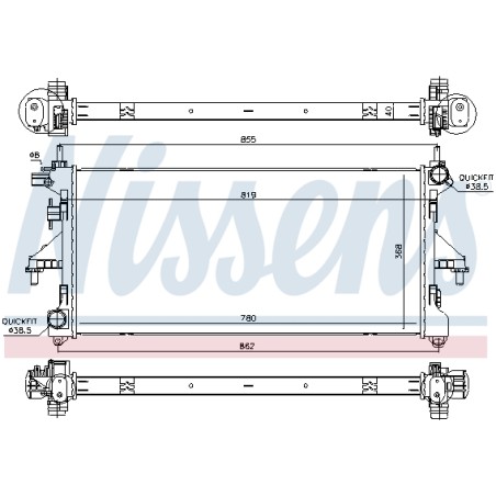 Radiateur Refroidissement Moteur Pour Fiat Ducato 1362917080