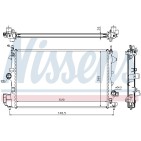 Radiateur Refroidissement Moteur Pour Opel Fiat Cadillac Saab 13196477 24418345