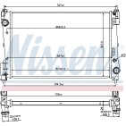 Radiateur Refroidissement Moteur Pour Opel Combo/Monospace Combo Combi/Tour