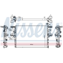 Radiateur Refroidissement Moteur Pour Iveco Daily Citys IV V VI 5801264635