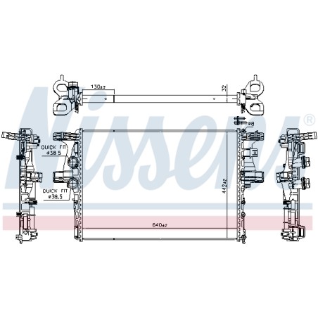 Radiateur Refroidissement Moteur Pour Iveco Daily Citys IV V VI 5801264635