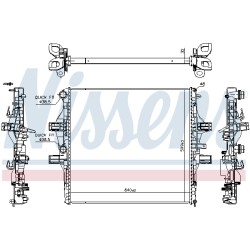 Radiateur Refroidissement Moteur Pour Iveco Daily Citys IV V VI 500060727