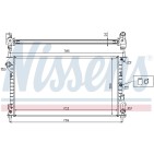 Radiateur Refroidissement Moteur Pour Ford Tourneo Transit 8T168005BA 8T168005BB