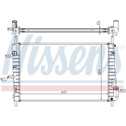 Radiateur Refroidissement Moteur Pour Ford Mondeo III 1114766 1115769 1142812