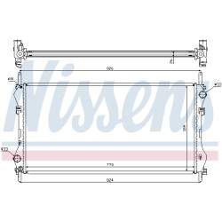 Radiateur Refroidissement Moteur Pour Ford Transit YC1H8005CA YC1H8005CB