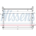 Radiateur Refroidissement Moteur Pour Ford Transit 1C1H8005JB 1C1H8005JE 4070925