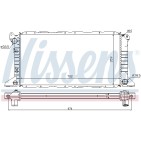 Radiateur Refroidissement Moteur Pour Ford Transit 1112703 1671777 7045711