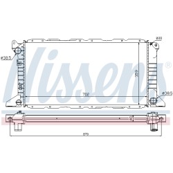 Radiateur Refroidissement Moteur Pour Ford Transit 1112703 1671777 7045711