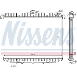 Radiateur Refroidissement Moteur Pour Ford Maverick Nissan Terrano II 1953239