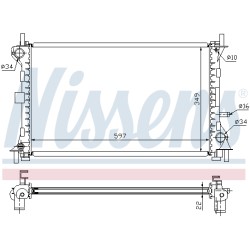 Radiateur Refroidissement Moteur Pour Ford Focus Turnier 2S418C342BD 2S4H8005BA