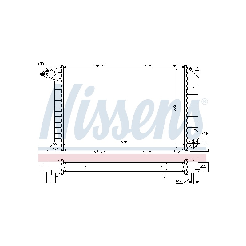 Radiateur Refroidissement Moteur Pour Ford Transit 1023920 1671829 97VB8005AD